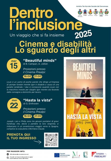 CINEMA E DISABILITA`, LO SGUARDO DEGLI ALTRI [SARONNO]